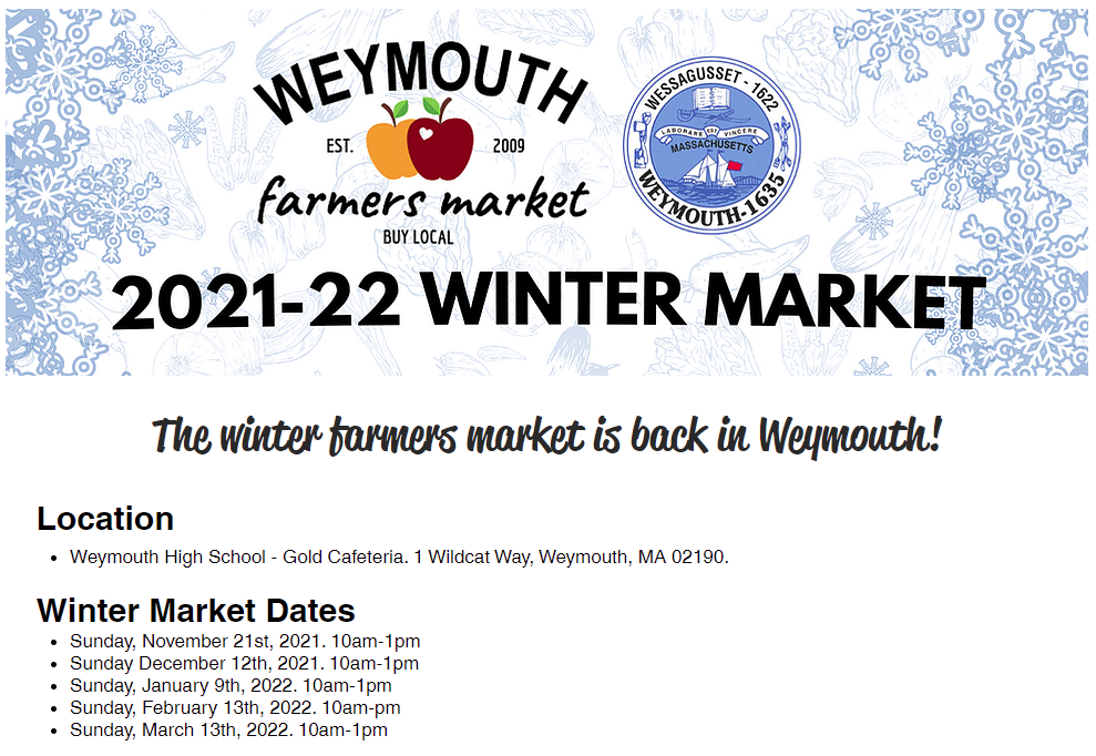 Winter Farmers Market