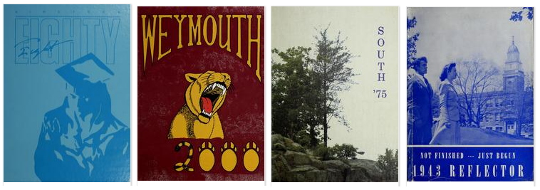 Weymouth High School Yearbooks Banner