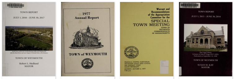 Weymouth Annual Town Reports