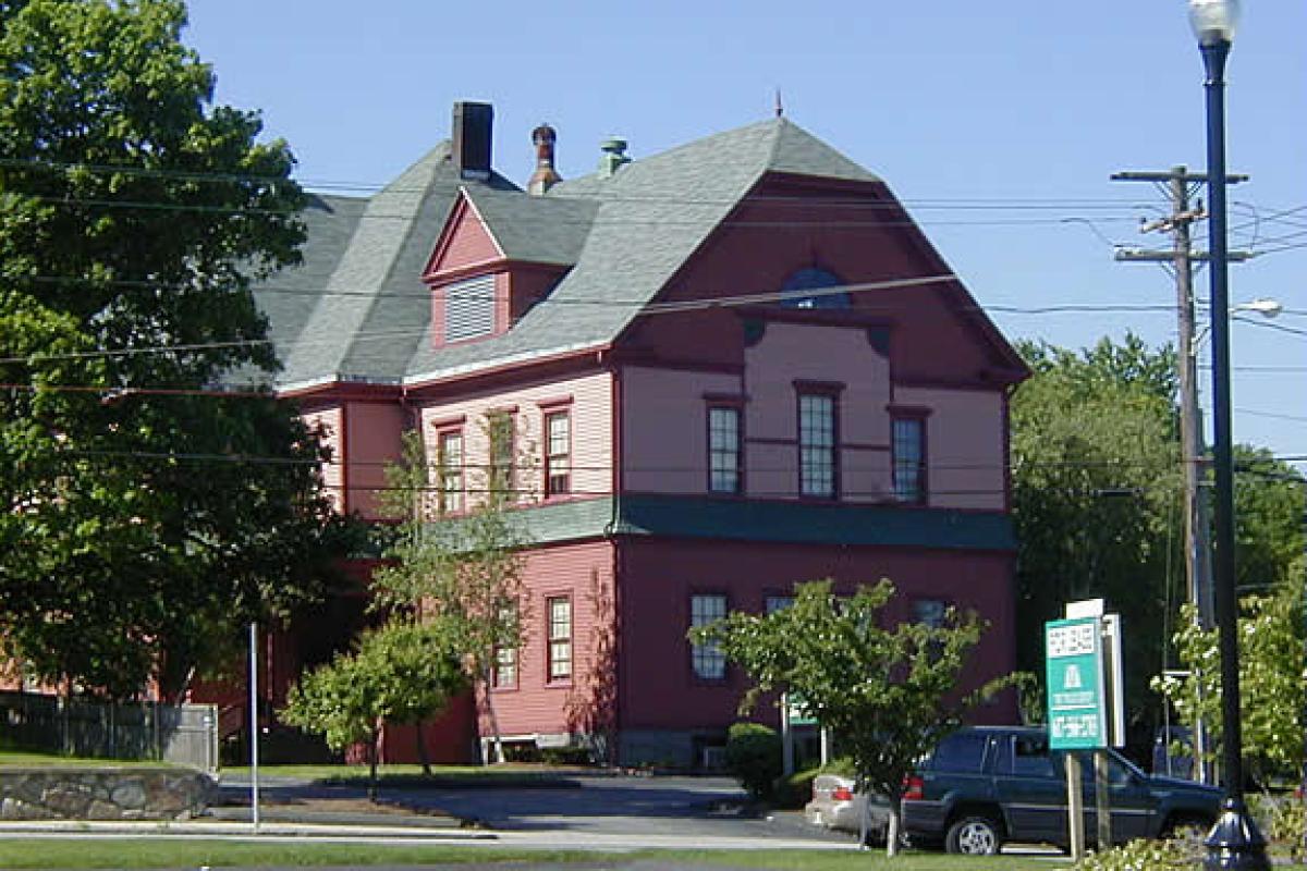 Washington School Building. This was one of the early schools in Weymouth. It is located in Commercial Square (Lower Jackson Square) - East Weymouth