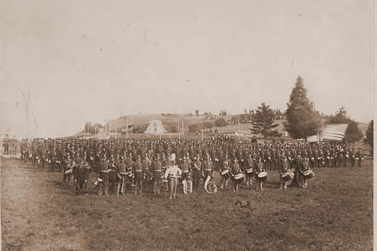 Post 58, G.A.R., Weymouth, at Mt. Hope Cemetery, May 30th, 1882.