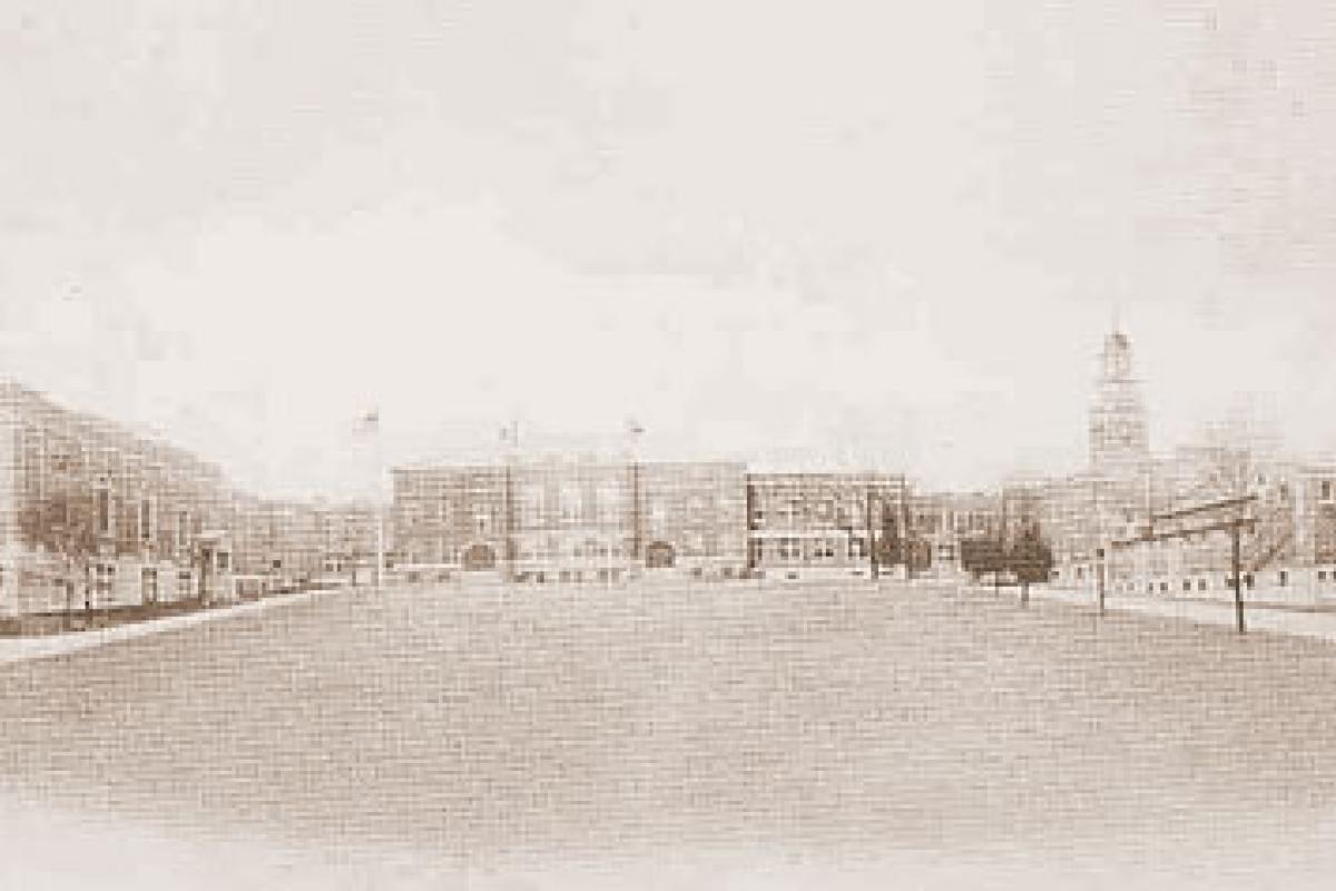Photograph of old High School Building. Image provided by: Jodi Purdy-Quinlan, Vice Chairman of the Weymouth Historical Commission