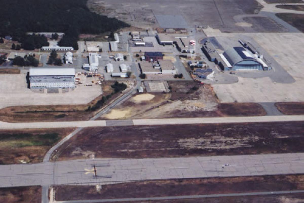 Aerial photo of South Weymouth Naval Air Base 2002
