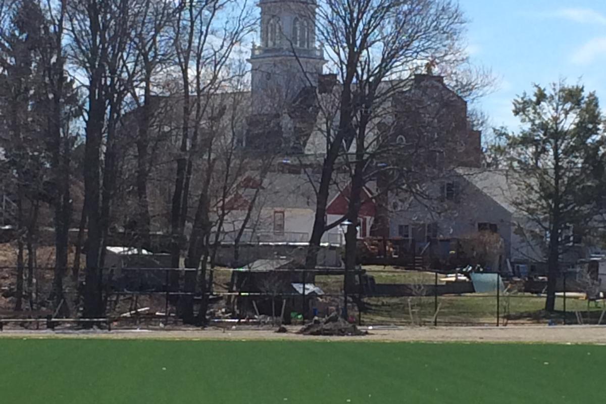 View of Town Hall from the Legion Field