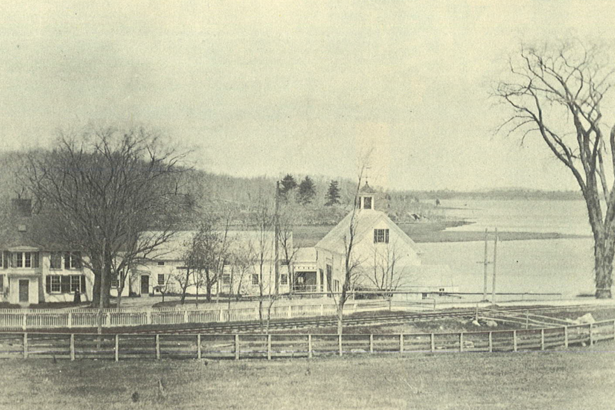 Cotton Tufts Jr.’s homestead.  Source: Weymouth 350 Anniversary Booklet
