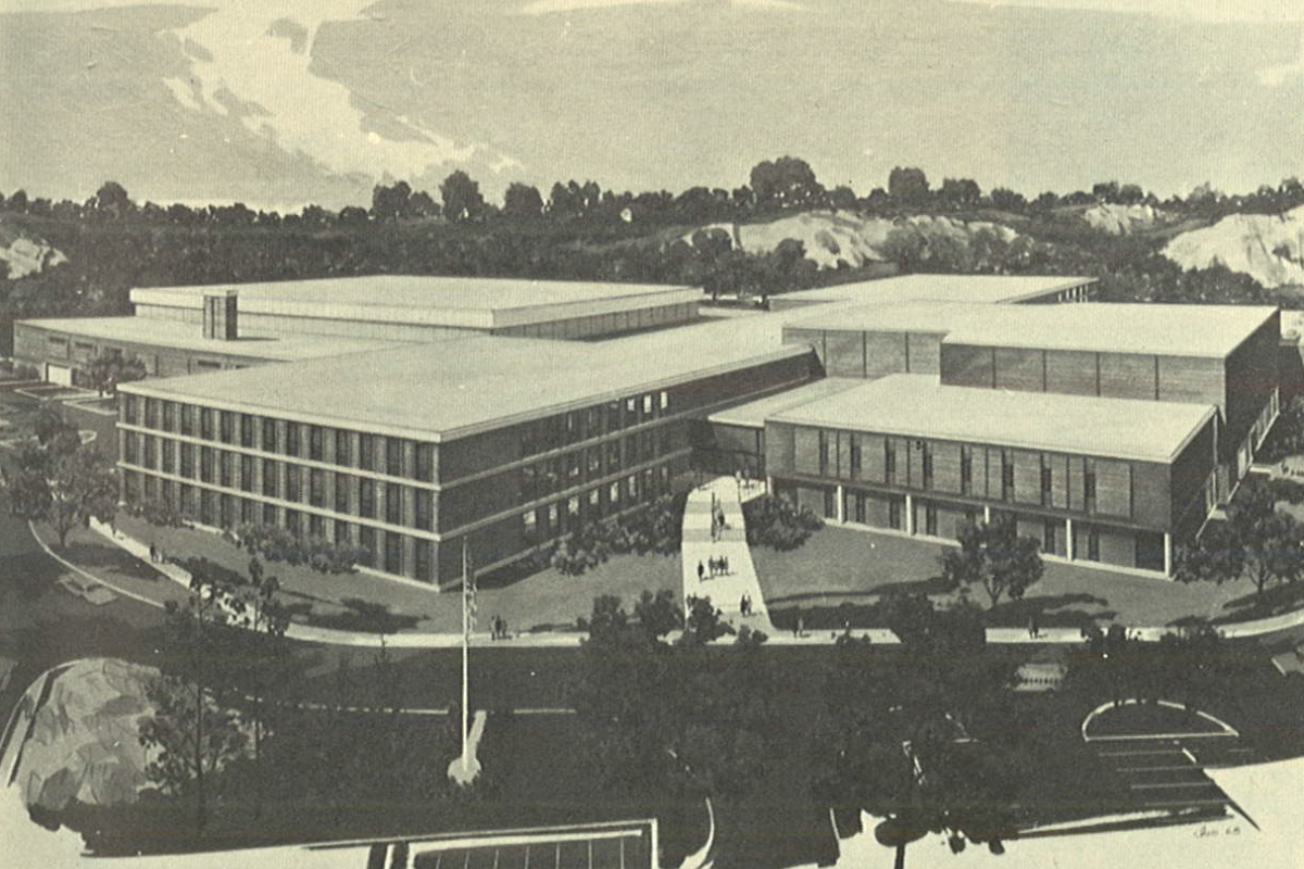South High School (1970).  Source: Weymouth 350 Anniversary Booklet