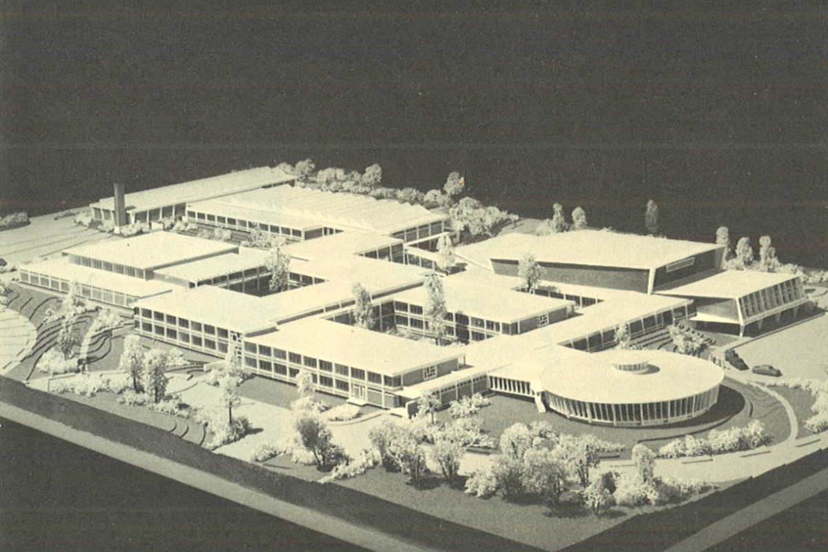 North High School (1963).  Source: Weymouth 350 Anniversary Booklet 