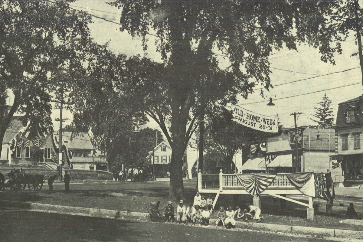 Jackson Square (1912).  Source: Weymouth 350 Anniversary Booklet 