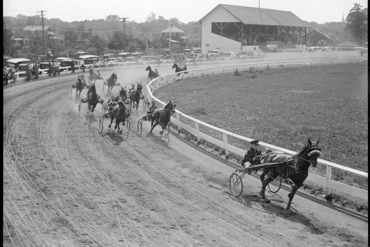 Trotters at the Weymouth Fair.  Source: Digital Commonwealth 