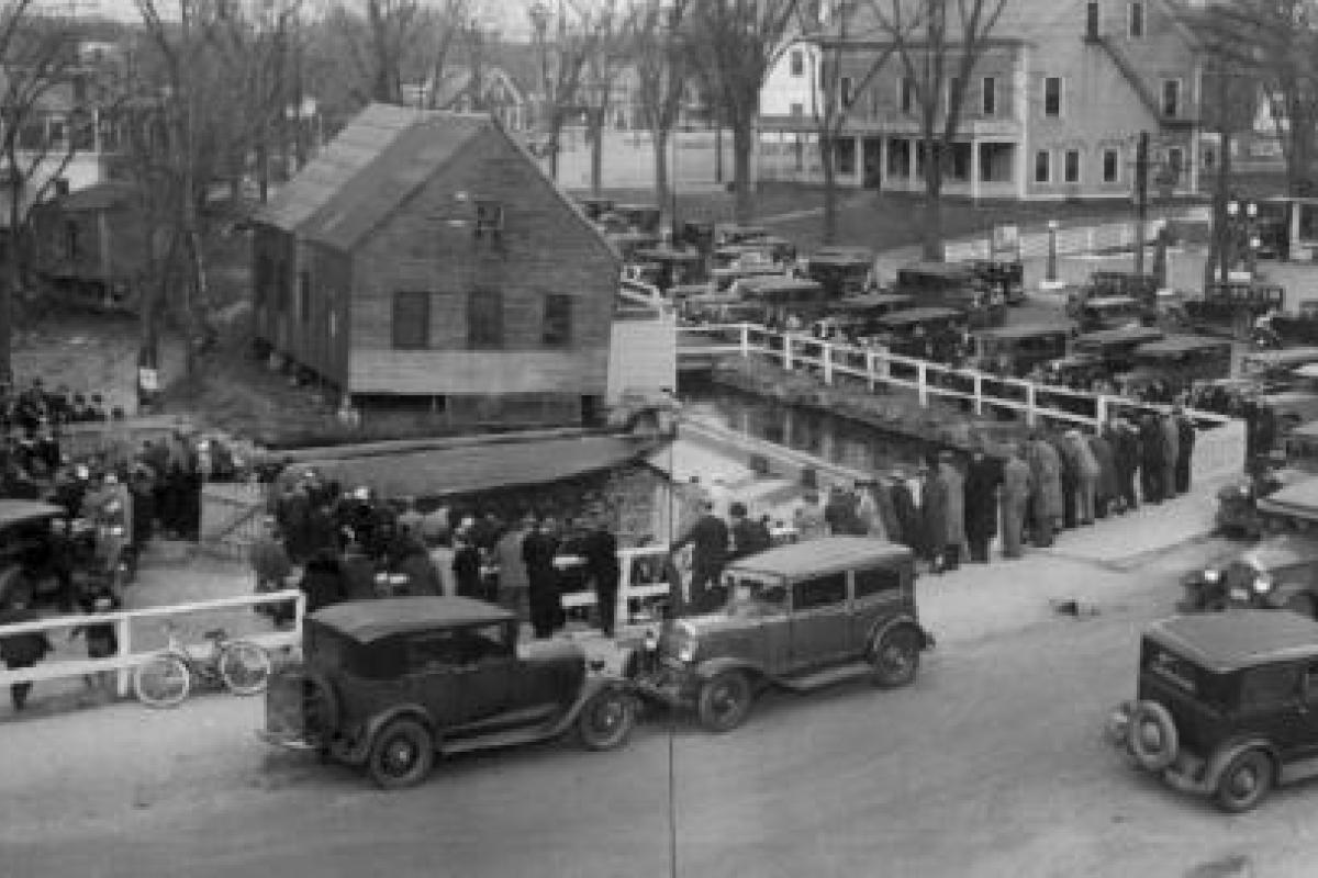 Herring run at Jackson Square.  Source: Town of Weymouth 