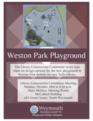 weston park playground flyer