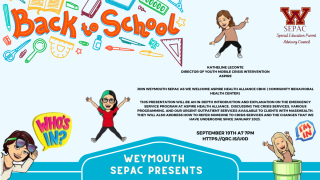 September SEPAC Meeting Flyer