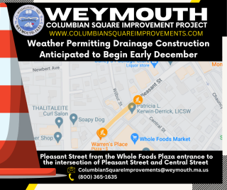 Drainage Construction Anticipated to Begin Early December