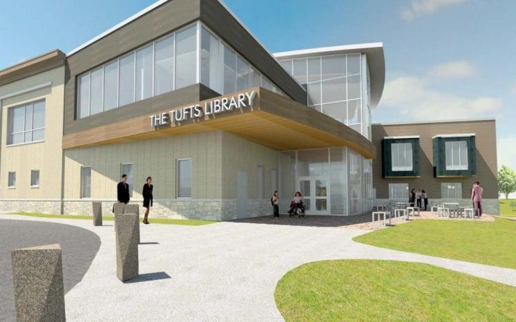 New Tufts Library Model Rendering