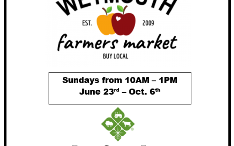 Weymouth Farmers Market Sun 10-1